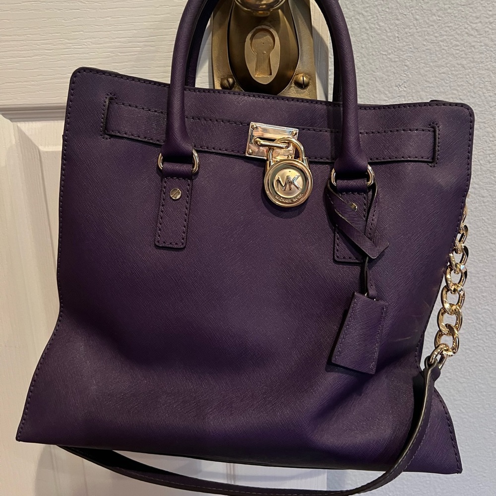 Pretty Purple like new Michael Kors bag